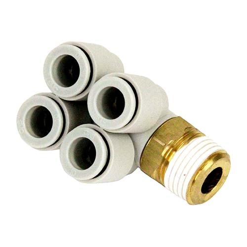 藤原産業 SK11 W管継手 WBユニバーサルL KQ2ZD10-04AS|電動工具・アクセサリー|ＤＩＹ・工具