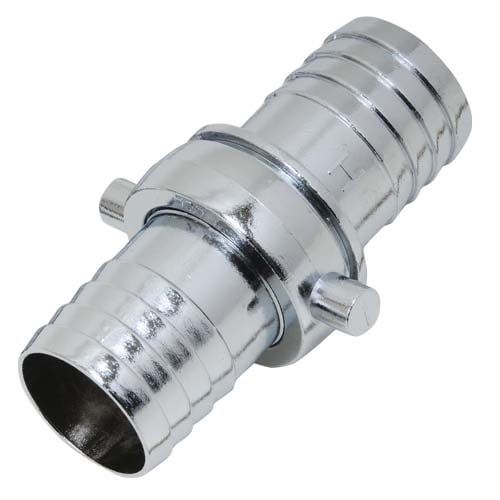 藤原産業 セフティ-3 ホースジョイント   金属製 PE-38 38MM|ポンプ|園芸機器