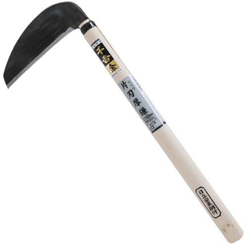 藤原産業 千吉 金 信州型片刃厚鎌 180MM|ガーデニング・園芸用品|エクステリア・ガーデン