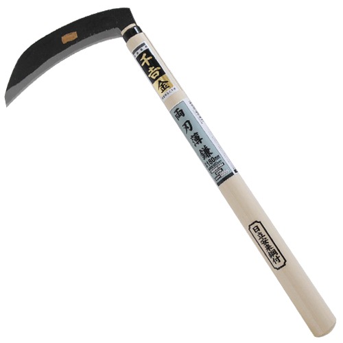 藤原産業 千吉 金 両刃薄鎌 角型 180MM|ガーデニング・園芸用品|エクステリア・ガーデン