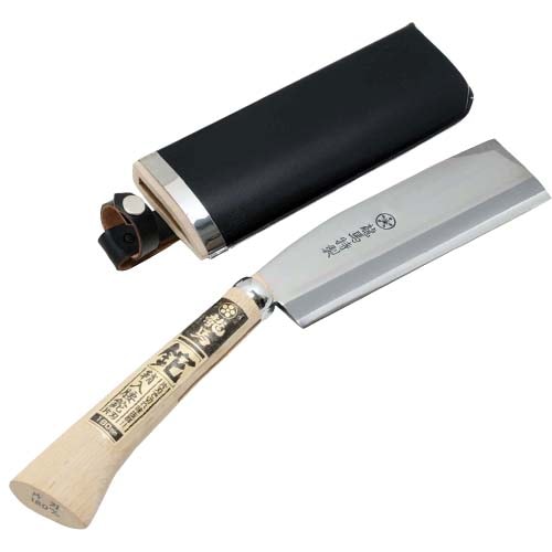 藤原産業 梅鉢龍馬 鞘入腰鉈        片刃 180MM|ガーデニング・園芸用品|エクステリア・ガーデン
