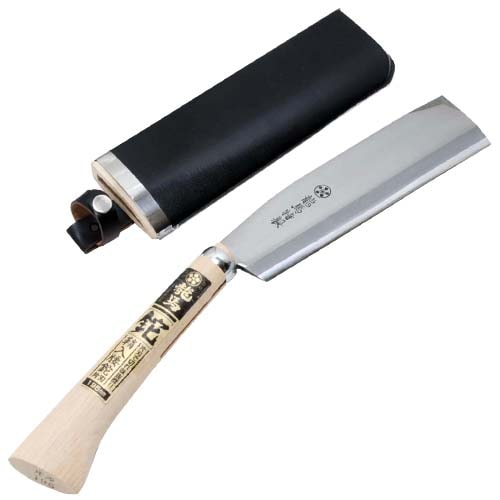藤原産業 梅鉢龍馬 鞘入腰鉈        片刃 195MM|ガーデニング・園芸用品|エクステリア・ガーデン