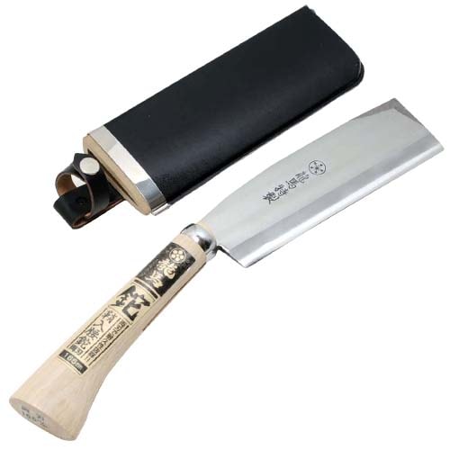 藤原産業 梅鉢龍馬 鞘入腰鉈        双刃 165MM|ガーデニング・園芸用品|エクステリア・ガーデン