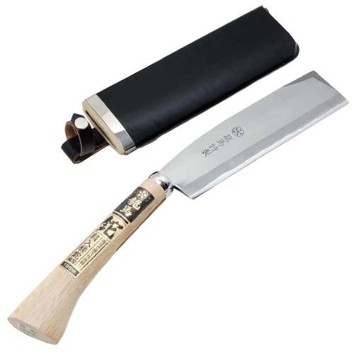 藤原産業 梅鉢龍馬 鞘入腰鉈        双刃 195MM|ガーデニング・園芸用品|エクステリア・ガーデン