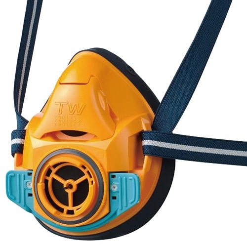 藤原産業 SK11 TW防じん・防毒マスク M-100-OR|保護具|梱包・保安・補修用品