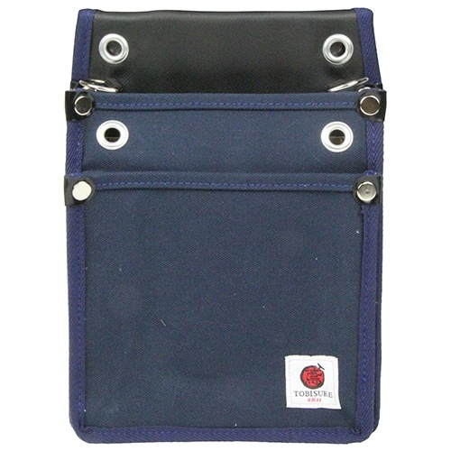 藤原産業 SK11 帆布鳶用腰袋2段 紺 TSH-2D-NB|腰袋サック|収納用品