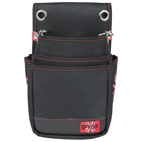 藤原産業 SK11 腰袋3段 SPD-JY06-B|腰袋サック|収納用品