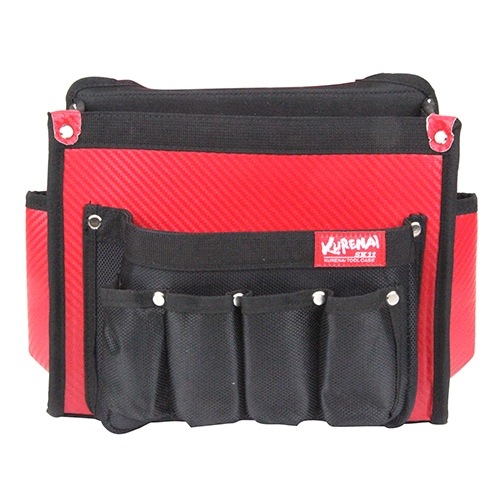 藤原産業 SK11 紅 内装用腰袋 SKC2-7RD|腰袋サック|収納用品