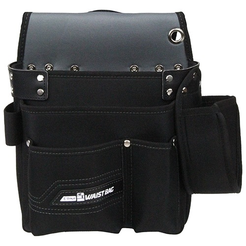 藤原産業 E-Value 釘袋ホルダー付き ENB-SH-BK|腰袋サック|収納用品