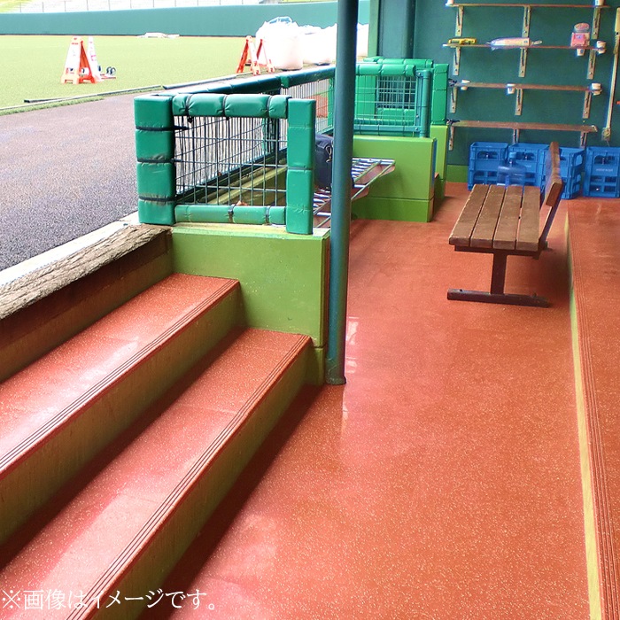 デュラフレックス NSタイプ(階段段鼻用)屋外用 Sタイプ 全5色 弾力性と
