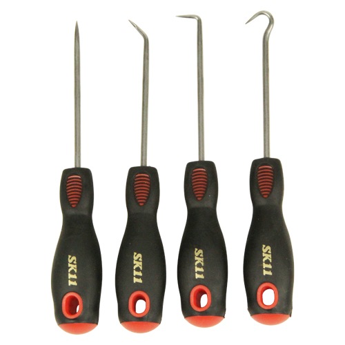 藤原産業 SK11 ピック&フックセット4本組 PFS-1 握りやすく、錆び