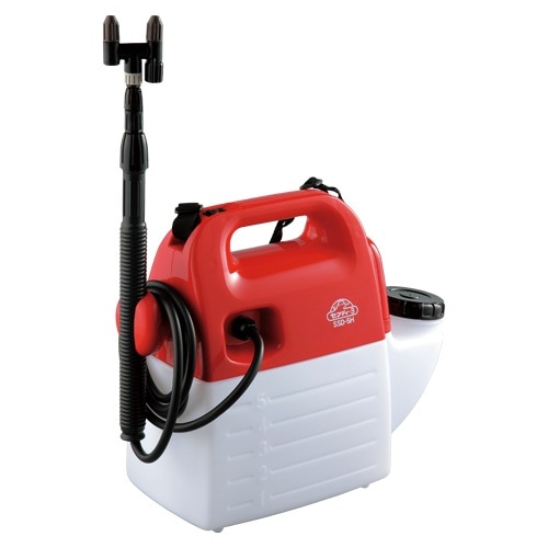 ☆藤原産業 AUTO SPRAY SSD-5H セフティ3 電池式噴霧器◆ミクロの噴霧粒子で、葉のすみずみまで効率よく散布 藤原産業 セフティ-3 ハイパワー電池式噴霧器 5L SSD-5H ミクロの噴霧