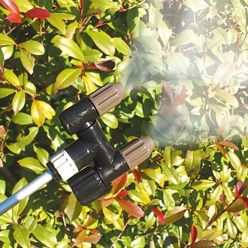 藤原産業 セフティ-3 電気式噴霧器 10L SSA-10 ミクロの噴霧粒子で、葉