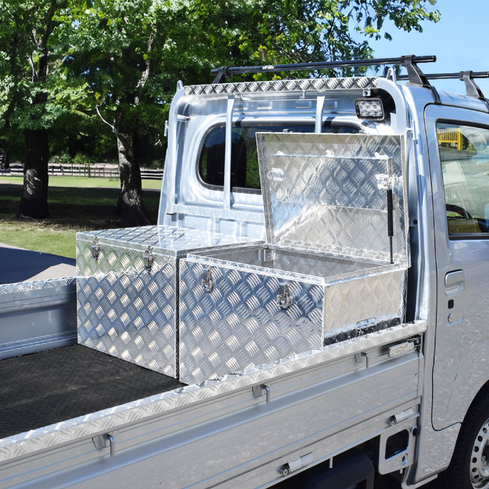 特別規格】アルミボックスMA-065×2台+ハイゼットトラック標準車用