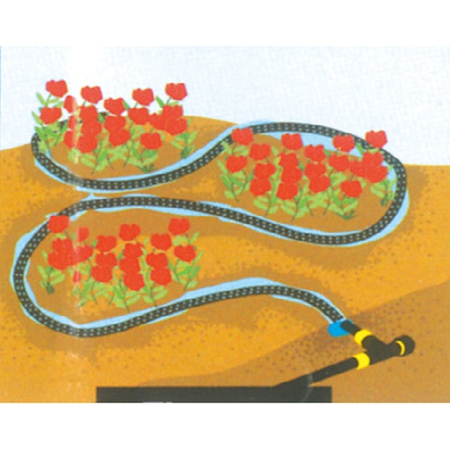 藤原産業 セフティ-3 自在灌水ホース 15M 植物への水やりに便利な