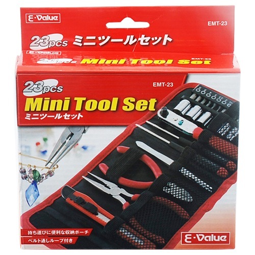 E-Value ミニツールセット 23pcs 家具の組み立て・メンテナンス用 EMT-23 wyw801m 藤原産業 E-Value ミニツールセット EMT-23 家具の組み立て