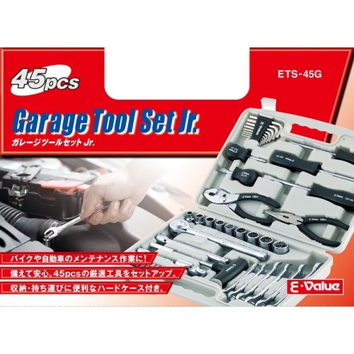 藤原産業 E-Value ガレージツールセットJr. ETS-45G バイク・自動車