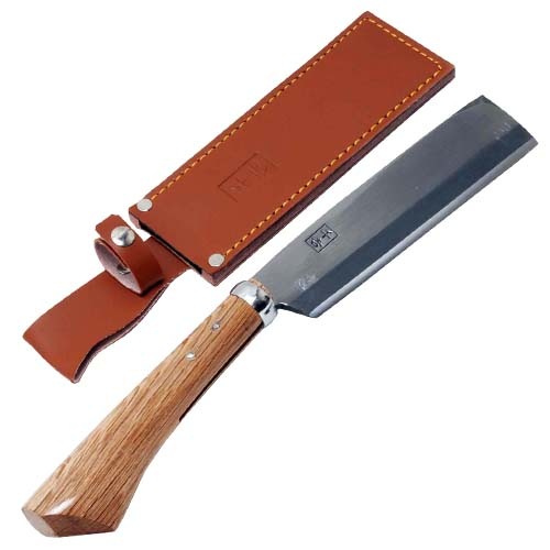 藤原産業 千吉 園芸腰鉈 両刃 165mm SGKN-6 耐久性抜群の全鋼刃で