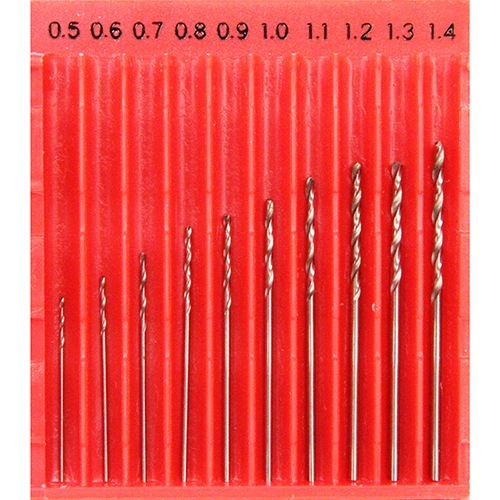 藤原産業 SK11 ミニサイズドリルセット10本 SMD-10 模型・基盤