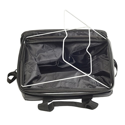 藤原産業 SK11 角型スタンドバッグDX SKB-PDX-BK カーボン調素材で水