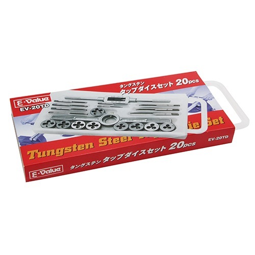藤原産業 E-Value タップダイスセット EV-20TD 20PCS 使用頻度の高い