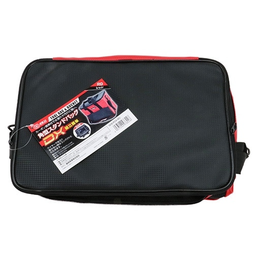 藤原産業 SK11 角型スタンドバッグDX SKB-PDX-RD カーボン調素材で水