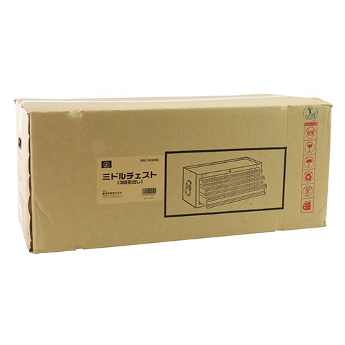 藤原産業 SK11 ミドルチェスト(3段引出し) SRC-3030RE 剛性