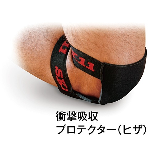 藤原産業 SK11 衝撃吸収プロテクター 9SH-HIZA-FR 脅威の新素材が外部
