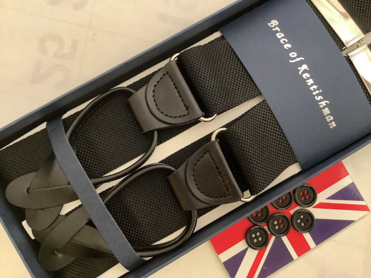 新品・未使用】ポールステュアート サスペンダー ブレイシーズ 英国製