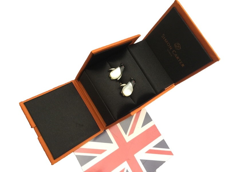 SIMON CARTER クマ型カフリンクス カフス カフリンクス Cufflinks メンズ 紳士 サイモンカーター