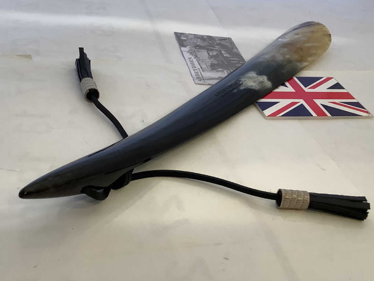 英国製アビーホーン30cm本水牛角&鹿角withタッセルS12A n035 Shoehorn｜Brace of Kentishman公式通販