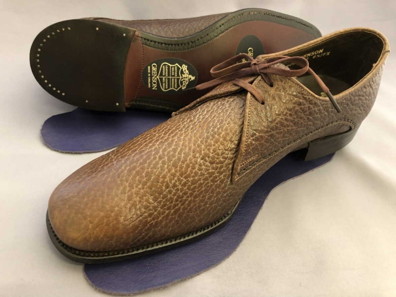 英国製'60年代物旧旧ロゴGrensonグレンソンダービー6F黒 英国製'60年代物旧旧ロゴGrensonグレンソンダービー6F黒