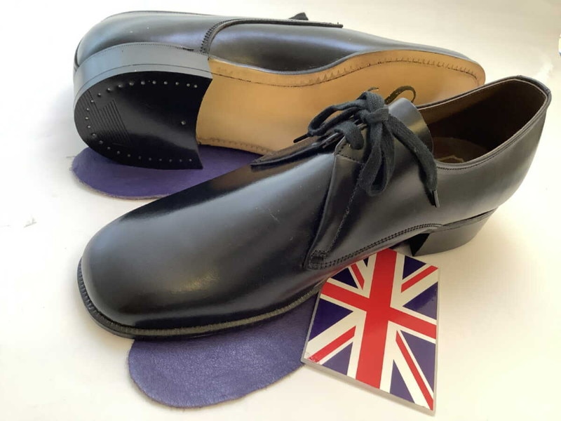 靴 英国製 サビルロー Savile Row 稀少ヴィンテージ 黒プレーン