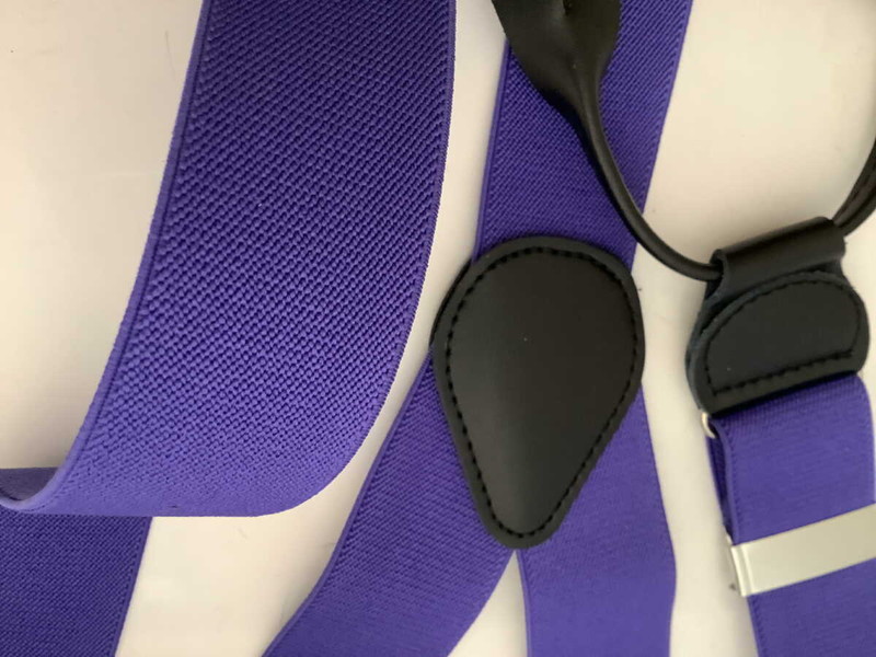  THURSTNN サテンブレイシーズ　サスペンダー　未使用 日本製 センターライン サスペンダー X型 メンズ レディース