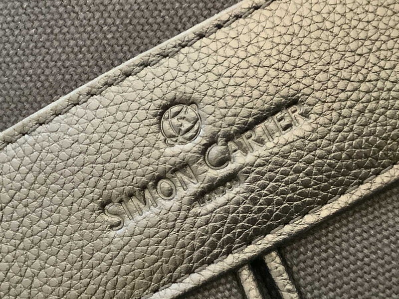 英国 サイモンカーター社 最終特価SimonCarter サッチェルバッグ BK 