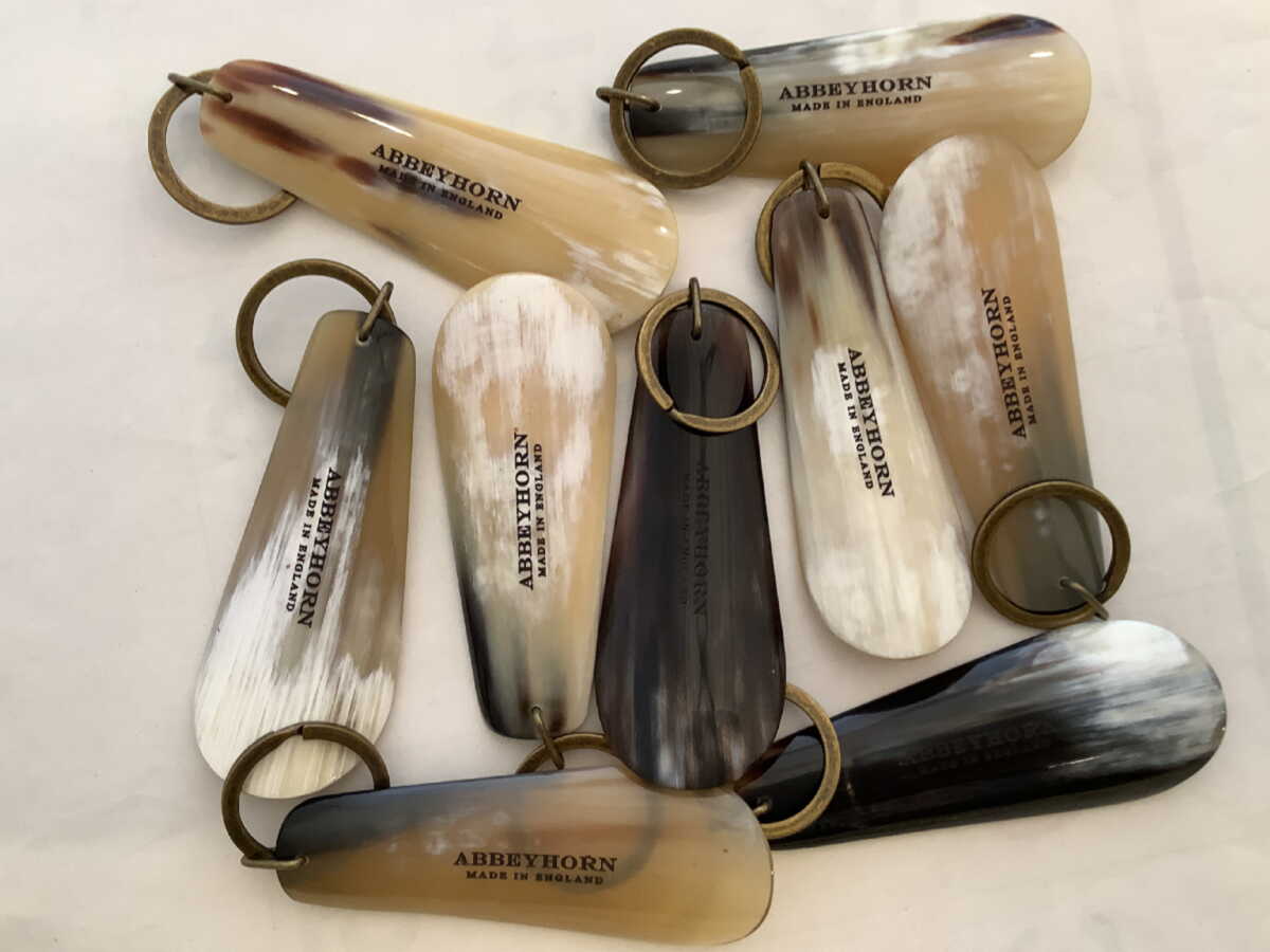 英国製アビーホーン♪かわいいベイラ～ベラ～！本水牛角靴べら型