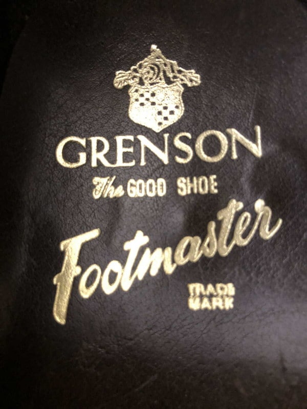 英国製50年物ビンテージグレンソンGrenson希少アンテロープ61/2FX 英国製50年物ビンテージ旧旧旧ロゴグレンソンGrenson希少