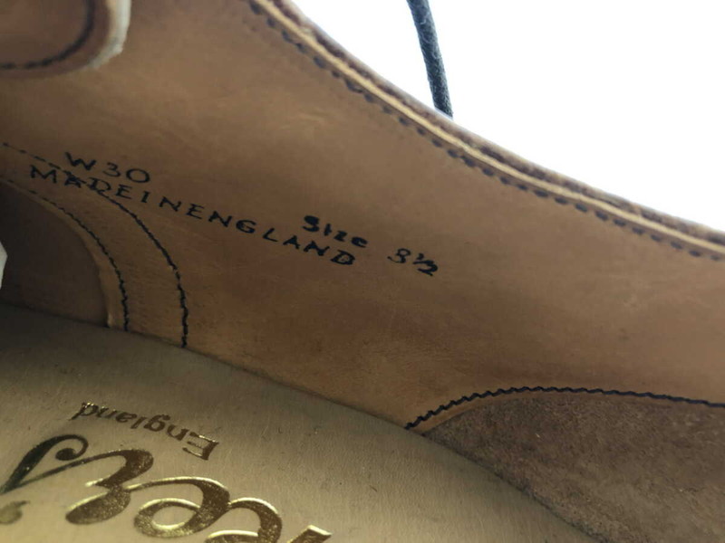 英国靴ビンテージ'60年代トリッカーズ デッドストック S010｜Brace of