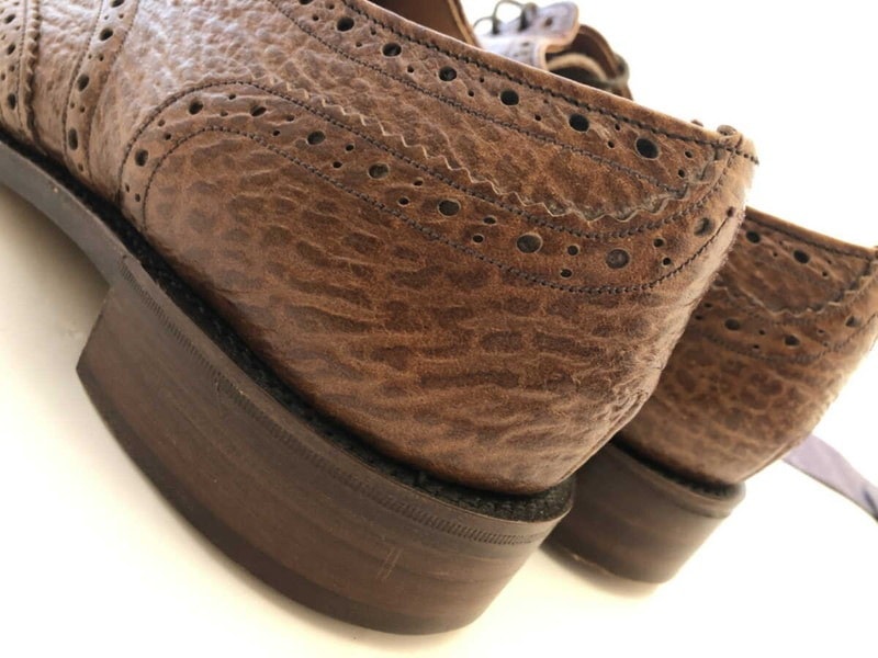 トリッカーズ　ビンテージ　Tricker''s ビジネスシューズ　セミブローク 英国靴ビンテージ'60年代トリッカーズ デッドストック S010｜Brace of