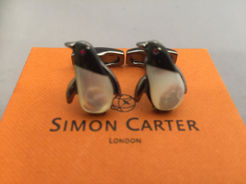 SIMON CARTER クマ型カフリンクス カフス カフリンクス Cufflinks メンズ 紳士 サイモンカーター