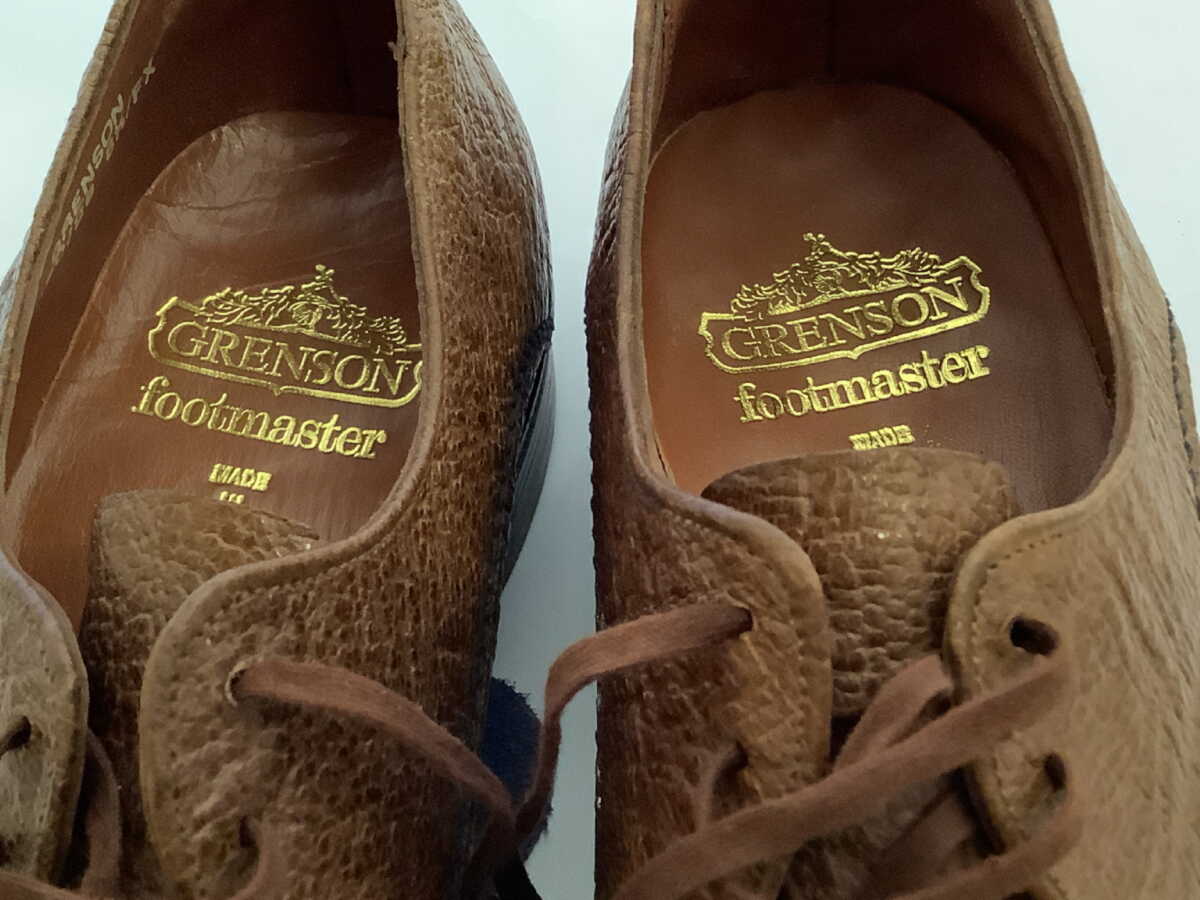 英国製60年代物ビンテージ旧ロゴ未使用グレンソン希少アンテロープ81/2 英国製'60年代ビンテージグレンソンエキゾチックアンテロープ奇跡