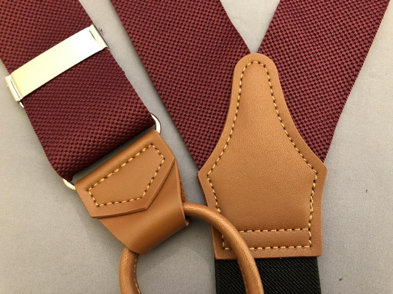 Unknown クラシック レザー×キャンバス ブレイシーズ サスペンダー Unknown クラシック レザー×キャンバス ブレイシーズ サスペンダー