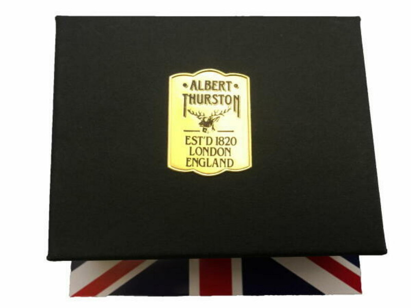 英国製アルバートサーストンクラシック6ボタン留サスペンダークリップ