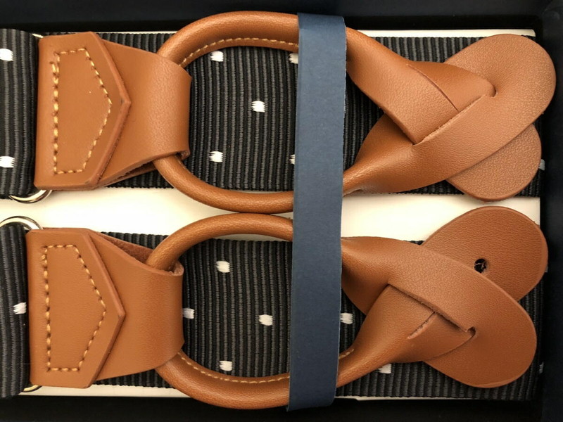 サスペンダー Y型 Yバックメンズ 紳士 英国流6ボタン止め クラシック