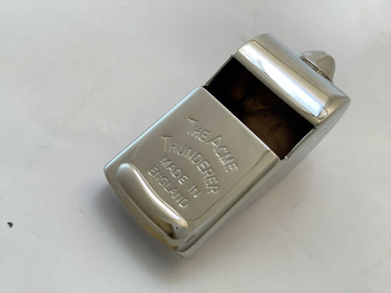 英国製タイタニック100周年記念笛SLホイッスル銀色笛