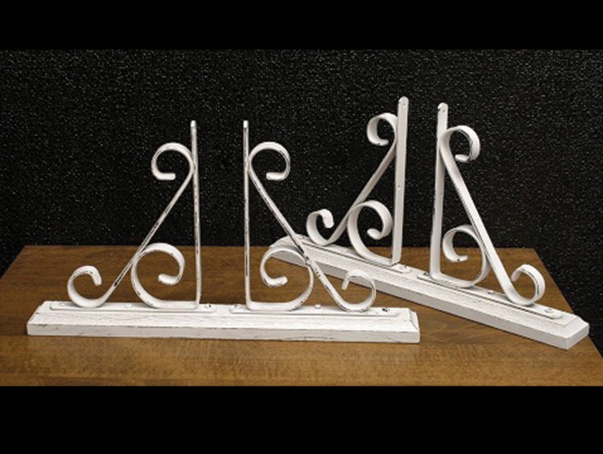 ステンドグラススタンド ホワイト（2個セット）