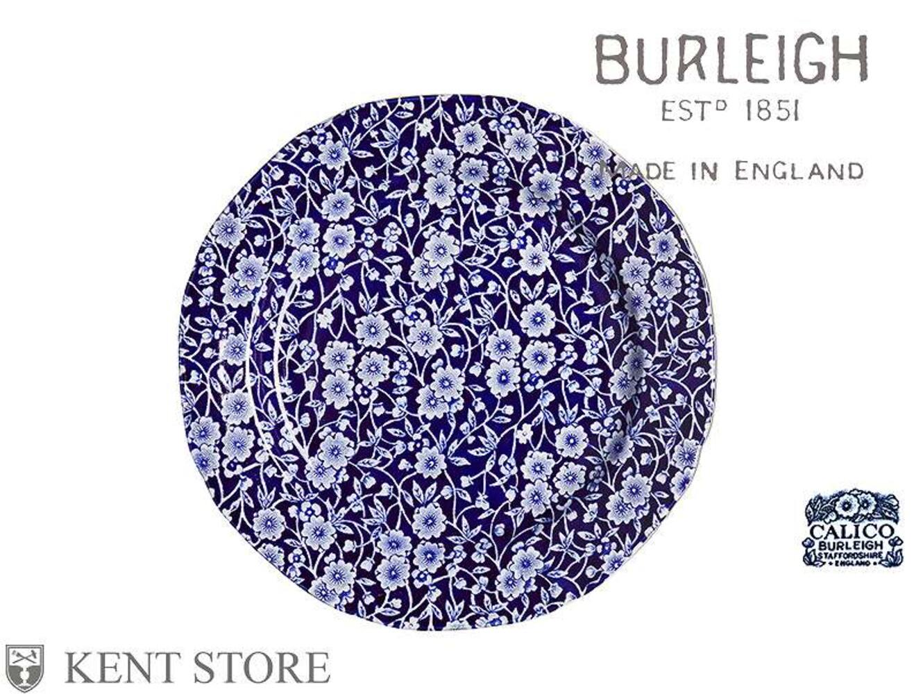 プレート 19ｃｍ ブルーキャリコ