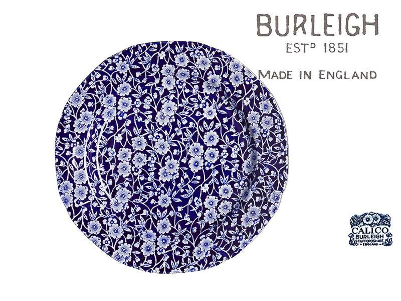 プレート 21.5ｃｍ ブルーキャリコ