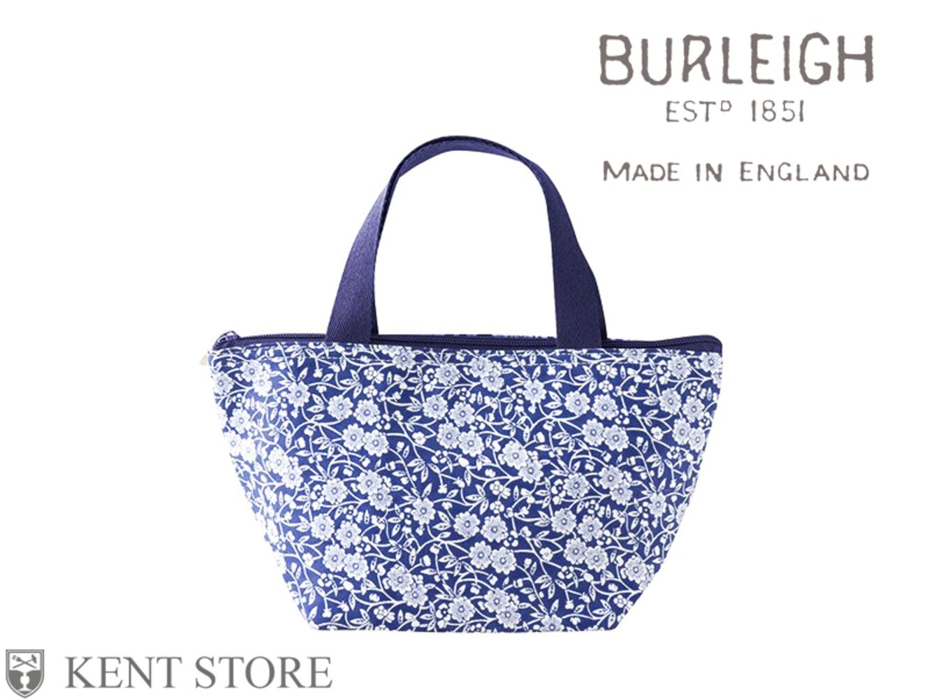 保冷ランチバッグ ブルーキャリコ