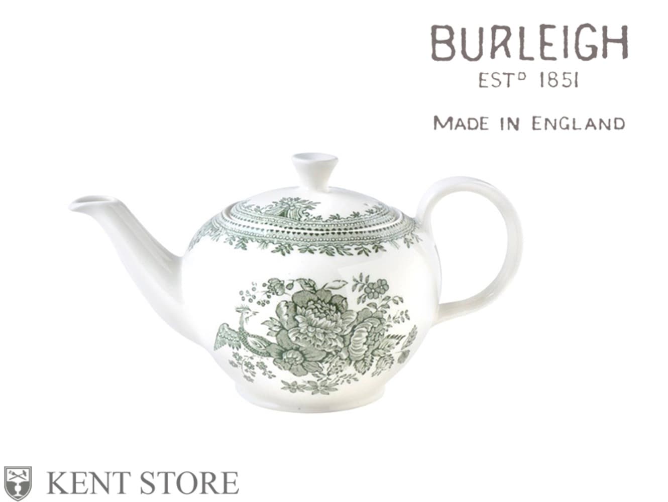 ティーポットS グリーンアジアティックフェザンツ